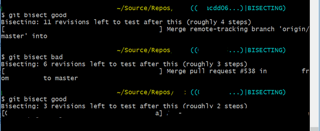 git bisect