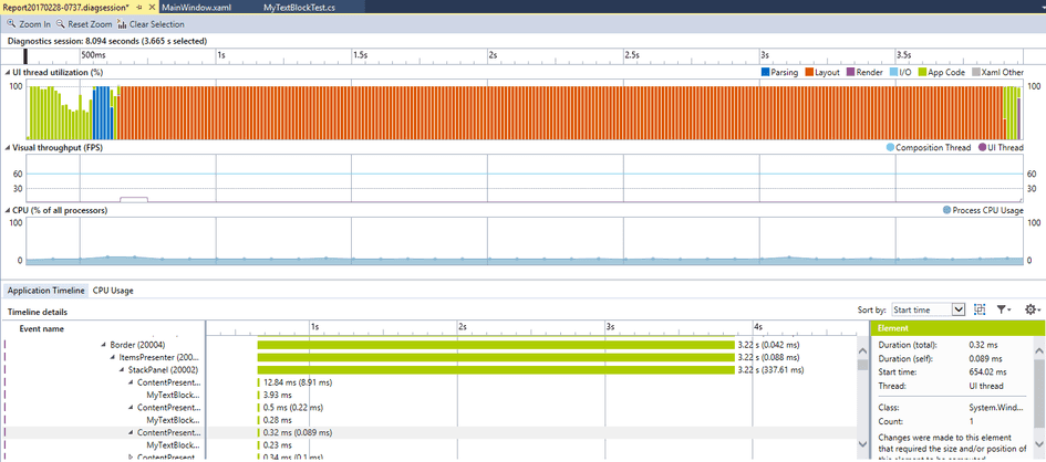 WPF Performance - TextBlock | The Long Walk